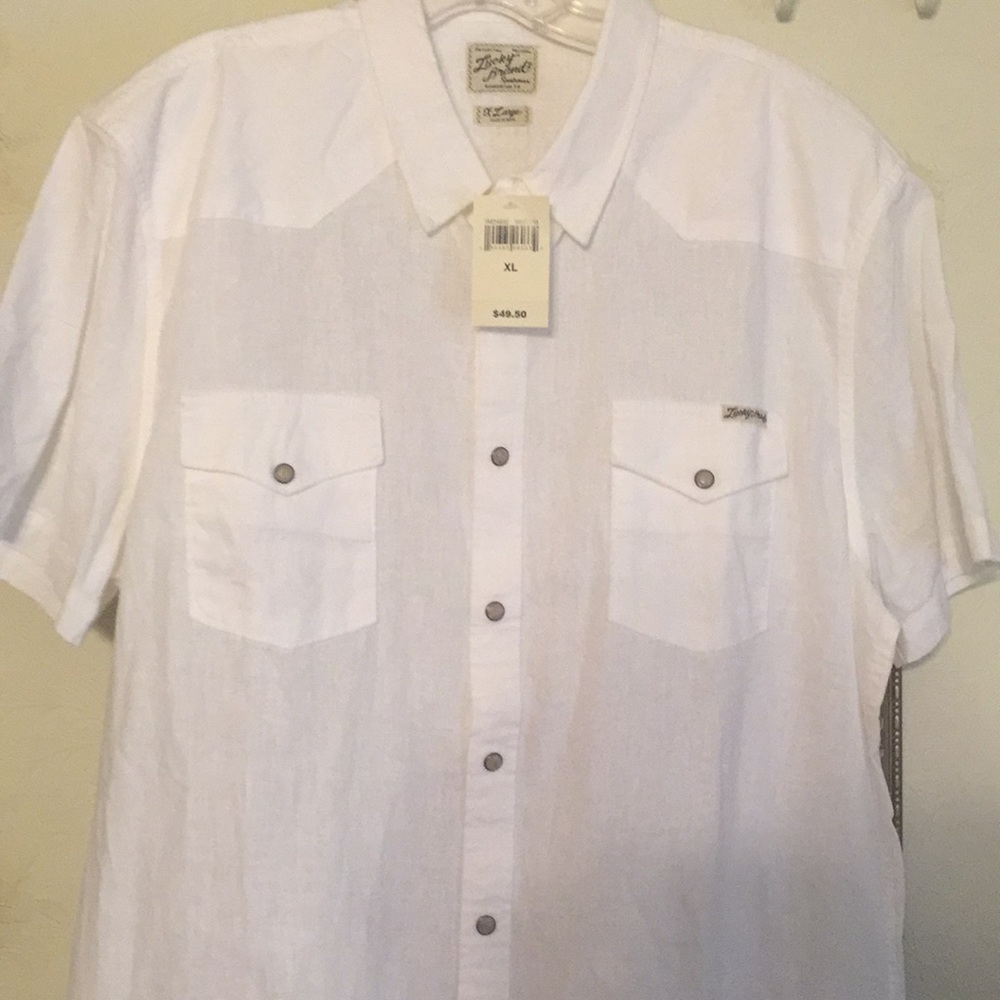Lucky Brand snap button shirt👍🏼